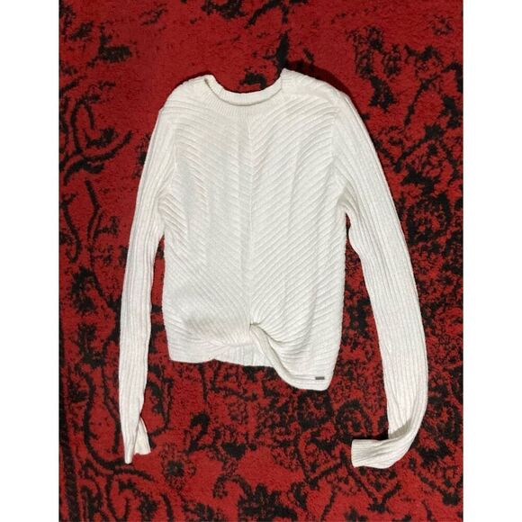 Womens Hollister White Sweater SZ M Super Soft Medium - Picture 7 of 16